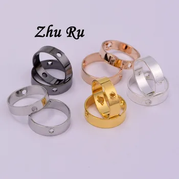 20pcs ZHU RU 10 mm Vintage prsteň Hula hoop náušnice turbo krúžky potravín tvar Kúziel pre Šperky Predpoklady Fashion, Diy Dekoratívne