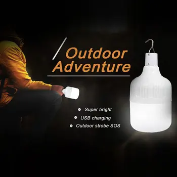 20W 10leds Prenosné LED Visí Noci Žiarovky Nabíjateľná Stmievateľné Núdzové Osvetlenie vonkajšie Záhradné Camping LED Svetlo #