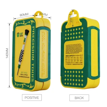 21-v-1 Skrutkovač Nastaviť Mobilný Telefón Repair Tool Kit Presnosť S2 Legovanej Ocele pre Mobilný Telefón iPhone 4,4 s, 5,5 s,6 PSP