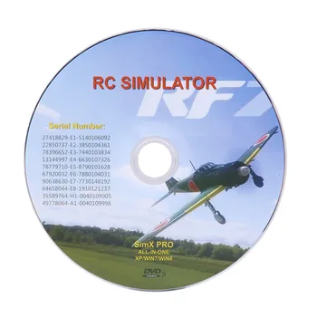 22 v 1 RC USB Flight Simulator s Káble pre Realflight G7/ G6/ G5/ Aero Lietať / FMS Phoenix 4 E2HG RC Flight Simulator & Kábel