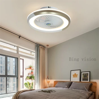 220v 110v Nordic Sacia kupola svetlo, ventilátor lampa s diaľkovým ovládaním krytý domáce dekorácie smart stropný ventilátor s moderným LED