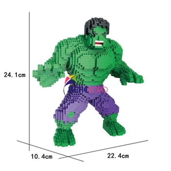 2252pcs 8608 Bloky Super Hrdina Zelený Muž Plastové Tehly Anime Aukcie Údaje Model Zostaviť Hračka pre Deti Darček