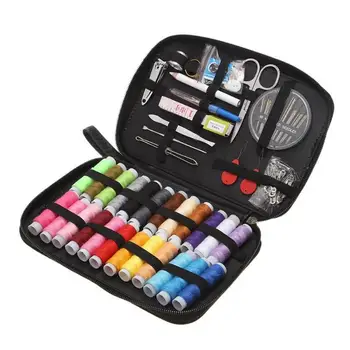 24 Farby DIY Šitie Box Multi-function Cestovanie cestovné Šitie Ihlu Niť Navliekača Pásku, Nožnice Úložný Box Šitie Nastaviť Nástroje