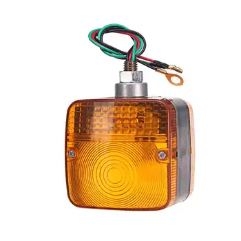 24V/12V LED Námestie Double Face Podstavec Stop Zase Signál Chvost Indikátor Svetla Lampy Bočné Obrysové Svetlo Pre Nákladné automobily Prívesy, Člny