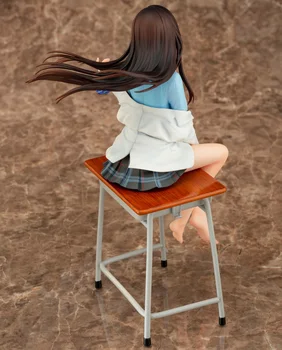 25 cm Anime Obrázok DAIKI kougyou Moja priateľka Bežal Senpai Sexy Dievča D-zo Diskvision PVC Akcie Obrázok Hračky pre Dospelých Model Bábika Darček