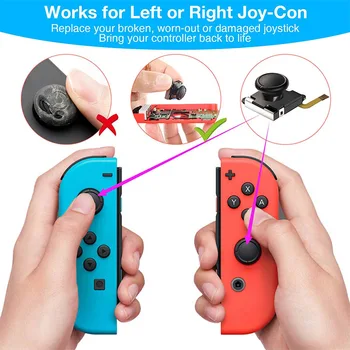 25pcs/set Joycon Nahradenie Ovládača pre Nintendo Prepínač / Lite Herný ovládač 3D Analógový Stick Časti Repair Tool Kit