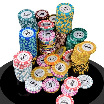 25PCS/veľa Poker Chip Top-Kvalitné Playing Card Multi-farby 14G Casino Kov/Hlinené Žetóny, Vlastné EPT Pokerové Žetóny NR0104