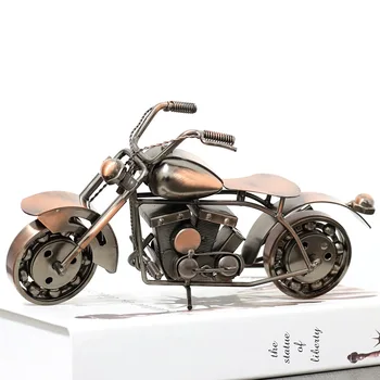 27 cm veľké Veľkosti Motocykel Model Ozdoby Kovov Ručné Železa Motorke Štúdia Office Home Okno, Dekorácie, Doplnky