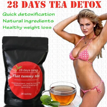 28 Dní Prírodné Chudnutie Čaj Čaj na Spaľovanie Tukov Hmotnosť Strata Zdravé Chudnutie Skinny Zoštíhľujúce Brucho Detoxikačný Čaj Proti Celulitíde