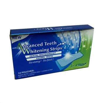 28 Ks Bieliace Prúžky Bielenie Belšie pásy Ústnu Zubnú Starostlivosť Tašky Účinky Zubné WhitestripsTeeth Bieliace Prúžky