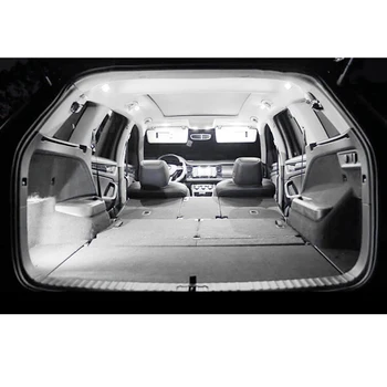 2ks Biela, Canbus LED Interiér Auta Svetlá Na KIA K3 batožinového priestoru Svetlo Dome na Čítanie špz Žiarovky