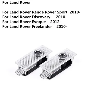 2ks LED Dvere Auta Svetlo Na Land Rover Freelander 2 L2 LF Discovery 3 4 Range Rover Sport Evoque 3 4 Auto Logo Lampa Projektora
