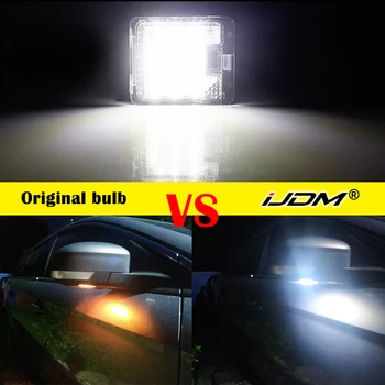2ks LED Podľa Bočné Zrkadlo Puddle Svetlo Na Ford Focus 3 Kuga 2 S-Max WA6 2 Mondeo 4 5 Grand C-max 2 Uniknúť Auto so súhlasom svetlo