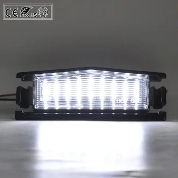 2ks LED špz Osvetlenie 12V Biela 6000k Počet Doska Lampy, Mazda 2 2016 - Mx-5(Miata)2016-