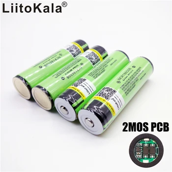 2KS Nové chránené Liitokala 18650 3400mAh batérie NCR18650B nabíjateľná Li-lon s pôvodnou PCB 3,7 V
