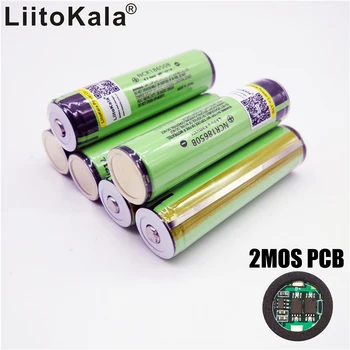 2KS Nové chránené Liitokala 18650 3400mAh batérie NCR18650B nabíjateľná Li-lon s pôvodnou PCB 3,7 V