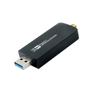 2V1 Dual Band 1200Mbps Bluetooth 4.1 Bezdrôtový USB 3.0, Wifi Adaptér 2.4 G/5 ghz Realtek RTL8822BU Sieťová Karta Dongle w/Antenna