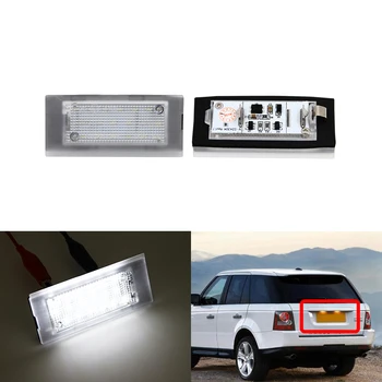 2x Hodí Pre Land Rover Ranger Rover L322 2003-2012 bez Chýb Biela SMD Led špz Osvetlenie Lampa