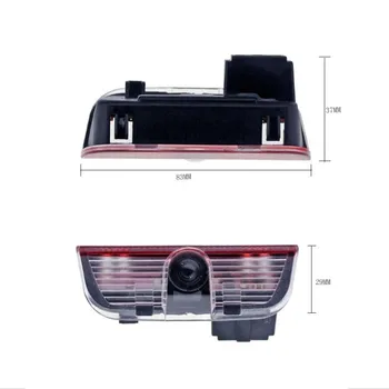 2X LED Dvere Auta Zdvorilosť Svetlá Projektor Lampa Pre VW Volkswagen Passat B6 B7 B8 B9 CC Golf 5 6 7 Tiguan R Linka 2005-2020 2019