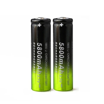 2x vysokou kapacitou 5800mah 3,7 v 18650 batérie pre dvd svetlomet baterka torchfor Laserové Pero, LED Flash light-Článková batéria držiteľ