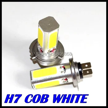 2X Vysoký Výkon Žiarovka H7 led svetlo Biele COB LED Hmlové svetlo Auto LED h7 h11 h4 Deň Jazdy Žiarovku Auto Lampa klasu 20w led auto svetlometov