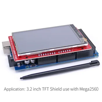 3.2 palcový TFT LCD Displej modul Touch Screen Shield Auta na palube snímač teploty + Dotykové Pero / TF karty /Mega2560 pre Arduino