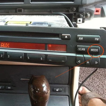 3,5 mm Auto AUX Vstup Adaptér Rozhrania MP3 Rádio Kábel Pre BMW E39 E53 X5 E46 AUX Vstup Režim Kábla