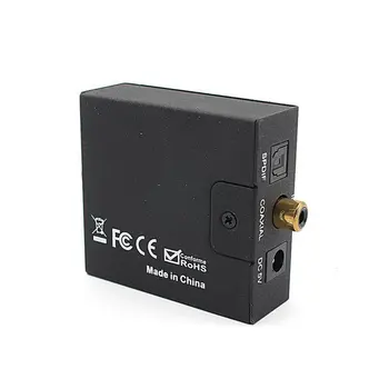3,5 mm Digitálny Koaxiálny Toslink Optický na Analógový signál L/R RCA Audio Converter Prispôsobiť + Optickým Káblom Bluetooth ONLENY Jeden