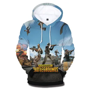 3 do 20 Rokov hoodies PUBG Hra 3D vytlačené hoodie Hráč neznámy je Battlegrounds mikina pulóver Bunda, kabát oblečenie
