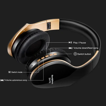 3 Farby 360 °Surround Stereo Slúchadlá Bluetooth Slúchadlá Music Headset S Mikrofónom Športové Slúchadlá Pre Huawei Xiao