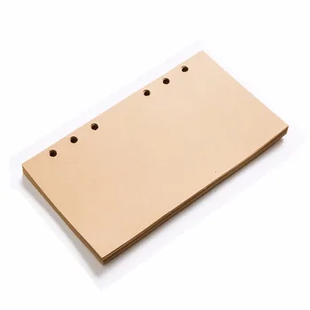 3 Ks/veľa A5 A6 A7 Loose Leaf Notebook je Výplň Papiere 6 Otvorov Plánovač Výplň kraft Papiere Multi-funkčné Vnútorné Stránky