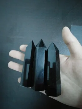 3 pieces3-4 cm prírodný čierna obsidián prútik každý jeden o 65-75 g