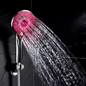 3 Striekanie Režim Ručné LED Svetlo, Sprcha Hlavu Digitálne Ovládanie Teploty Sprcha Postrekovač pre Úsporu Vody, Sprchový Filter