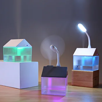 3 V 1 250 ml USB Dom Zvlhčovač Auto Ultrazvukové Vzduchu Hmly Maker Prenosné Arómu esenciálneho Oleja Výustka S Farebné Nočné Lampy