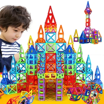 30-180pcs/Set Mini Magnet Hračky, Stavebné Bloky, Magnetické Výstavby Dizajnér DIY Vzdelávacie Bloky Hračky, Hry Pre deti, darčeky
