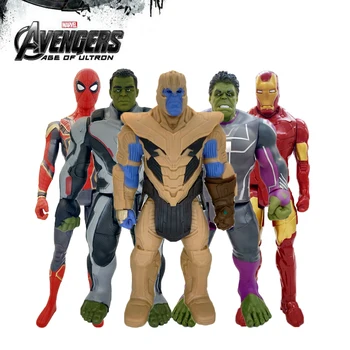 30 cm Marvel Avengers Hračky Thanos Hulk Buster Spiderman Iron Man, Kapitán Amerika, Thor Wolverine Black Panther Akcie Obrázok Bábiky