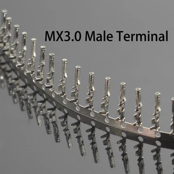30 Nastavenie Molex 3.0 mm Konektor 43645/43640 jednoradové Samec konektor samica pravý uhol konektor+ Terminály 2/3/4/5/6 Pin