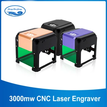3000mw CNC Laser Rytec DIY Mini Laserová Tlačiareň Pracovnej Oblasti 80x80mm 3w CNC Laser Dreva Router Stroj