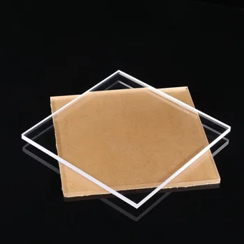 300x300mm jasné, transparentné akrylátové list pmma panel hrúbky 2 mm do 8 mm