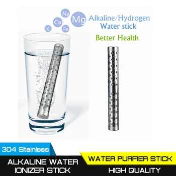 304 Nerezovej Ocele PH Lonizer Negatívne Lon Alkalické filter Vody Purfier Stick Energie Prenosný Domácnosti Alkalickej vody stick