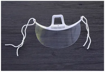 30pcs/20pcs Nastaviť Transparentné Masky Permanentný Anti Fog Stravovanie Jedlo Hotel Plastové Kuchyňa Reštaurácia Masky Chef ' s Special Tool
