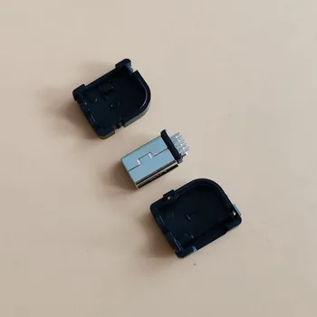 30sets/veľa doprava Zadarmo 3 v 1 mini usb male jack konektor MINI 10P 10Pin USB Konektor Pre Philips urob si sám
