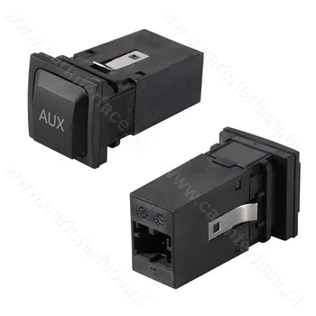 32 pin AUX kábel pre Audi RNS-E Navigácia Plus, Line IN / 3,5 mm konektor Samica
