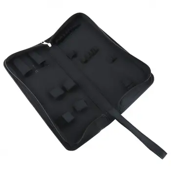 34.2 x 14 x 4 cm Malej Veľkosti Micro Fiber Black Piano Ladenie Nástroja Taška Odolné Prenosné s Mäkké Obloženie Podporu 6-10 ks Nástroj