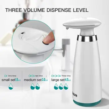 350 ml Automatické Mydla voľnú Ruku Touchless Sanitizer Kúpeľňa Dávkovač Inteligentný Senzor Dávkovač tekutého Mydla pre Kuchyňa