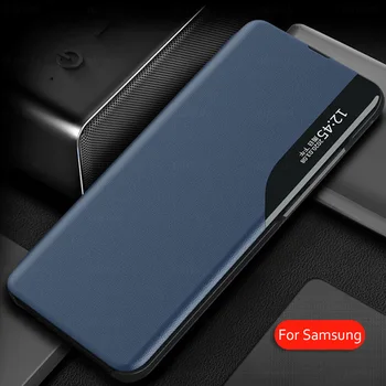 360 Magnetické Flip Telefón puzdro Pre Samsung Galaxy S20 Ultra Mäkké Zadné Kryty Pre Samsung S21 Plus S20 FE S 20 S10 Lite S 21 + Brnenie