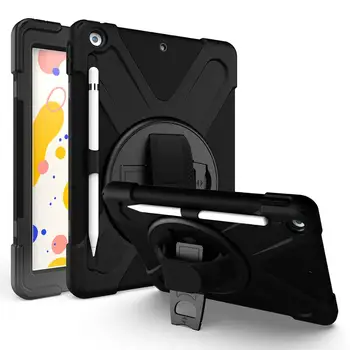 360 Rotujúce Shockproof Prípade Strane Ramenný Popruh Tablet Kryt Pre iPad mini 5 9.7 5. 6. Pro 9.7 10.2 10.5 7. 8. Generácie