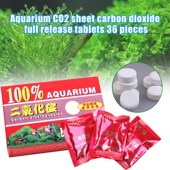 36Pcs/box Akvárium CO2 Oxid Uhličitý Tablety pre Rastliny Akvarijné Ryby Nádrž Difúzor Rastlín Vody Moss Float Tráva