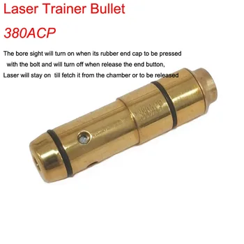 380ACP laser munície laser bullet laser tréner pištole laserové kazety pre suché oheň školenia