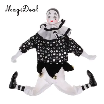 38cm Porcelánu Klaun Doll Oblečenie Halloween, Vianočné Dekorácie Suvenírov Zbierok Umenia, Remesiel Deti Hračky